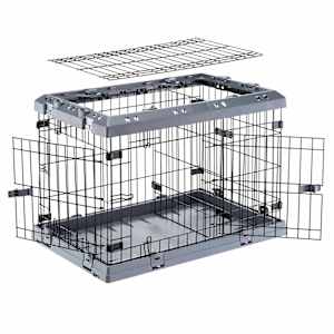 Ferplast Koiranh&auml;kki Superior 75 musta 77x51x55 cm
