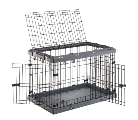 Ferplast Caisse pour chiens Superior 90 92x58x62,5 cm Noir