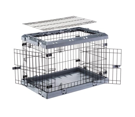 Ferplast Dog Crate Superior 105 107x77x73.5 cm Black