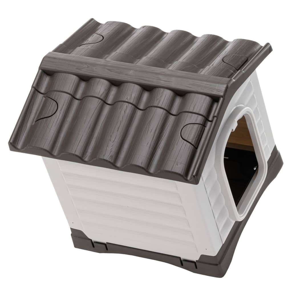 Ferplast Niche pour chien Dogvilla 50 43x48x44 cm Gris