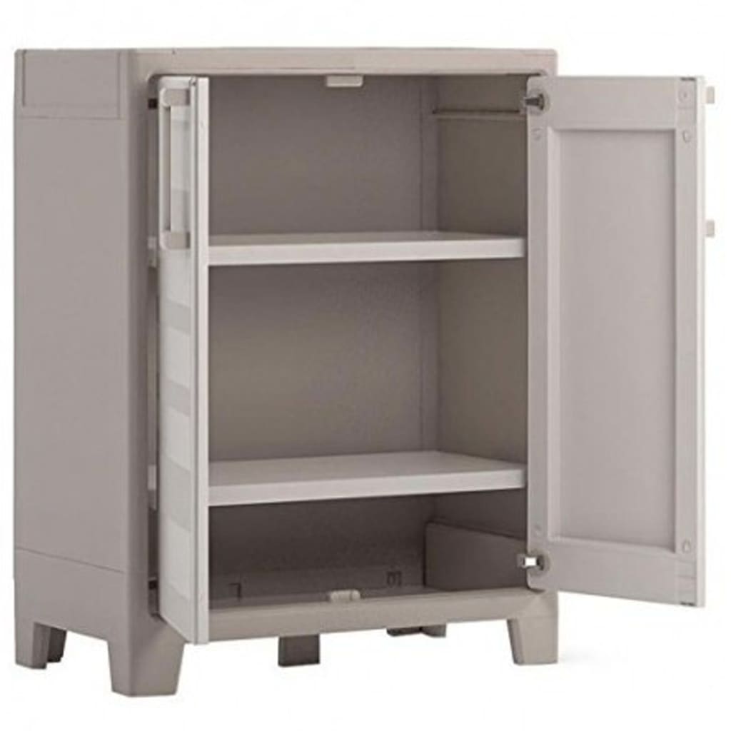

Keter Opbergkast laag Gulliver 100 cm beige en bruin