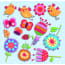 Kids Decor Muurdecoratie 3 Levels Birds And Flowers Junior kids decor kopen in de aanbieding