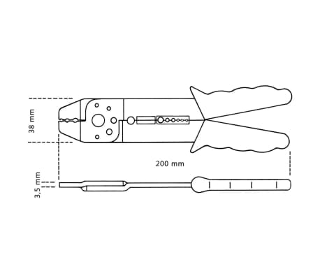 Beta Tools Szczypce Zaciskowe Do Konektorów 1602 Stalowe 016020001