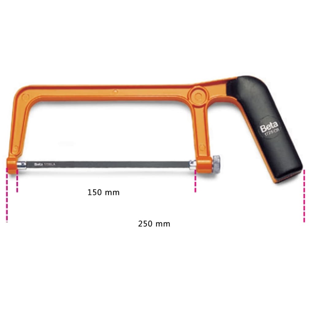 

Beta Tools mini beugelzaag 1725CR staal 017250010