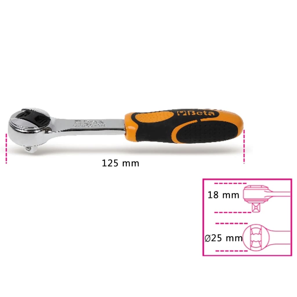 

Beta Tools Omschakelbare ratel 900/55 48 tands