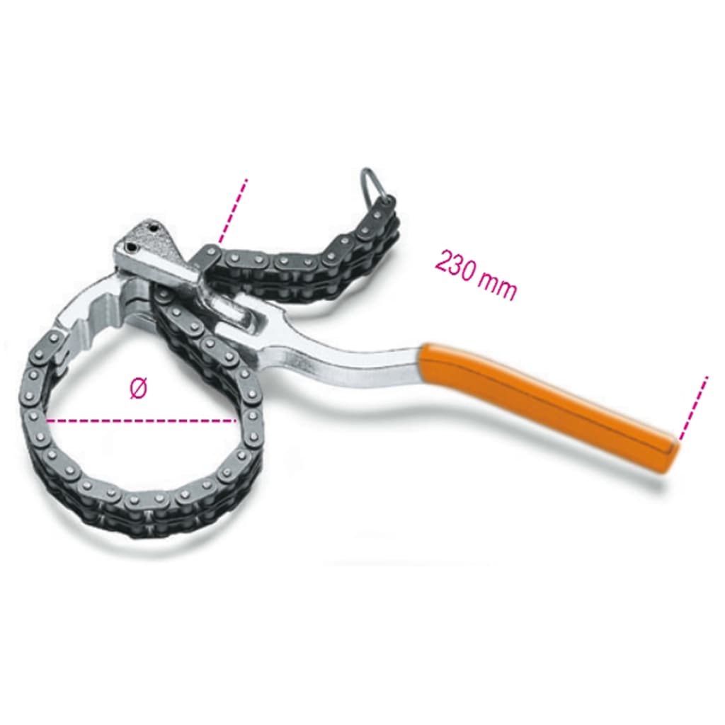 

Beta Tools Oliefiltersleutel met dubbele ketting 1488L