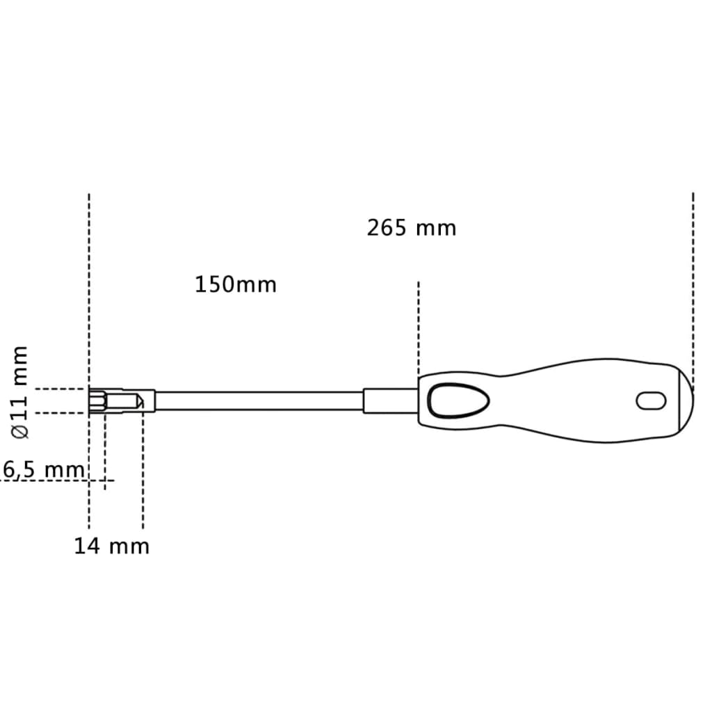 

Beta Tools dopschroevendraaier 943FL 7 mm 009430307