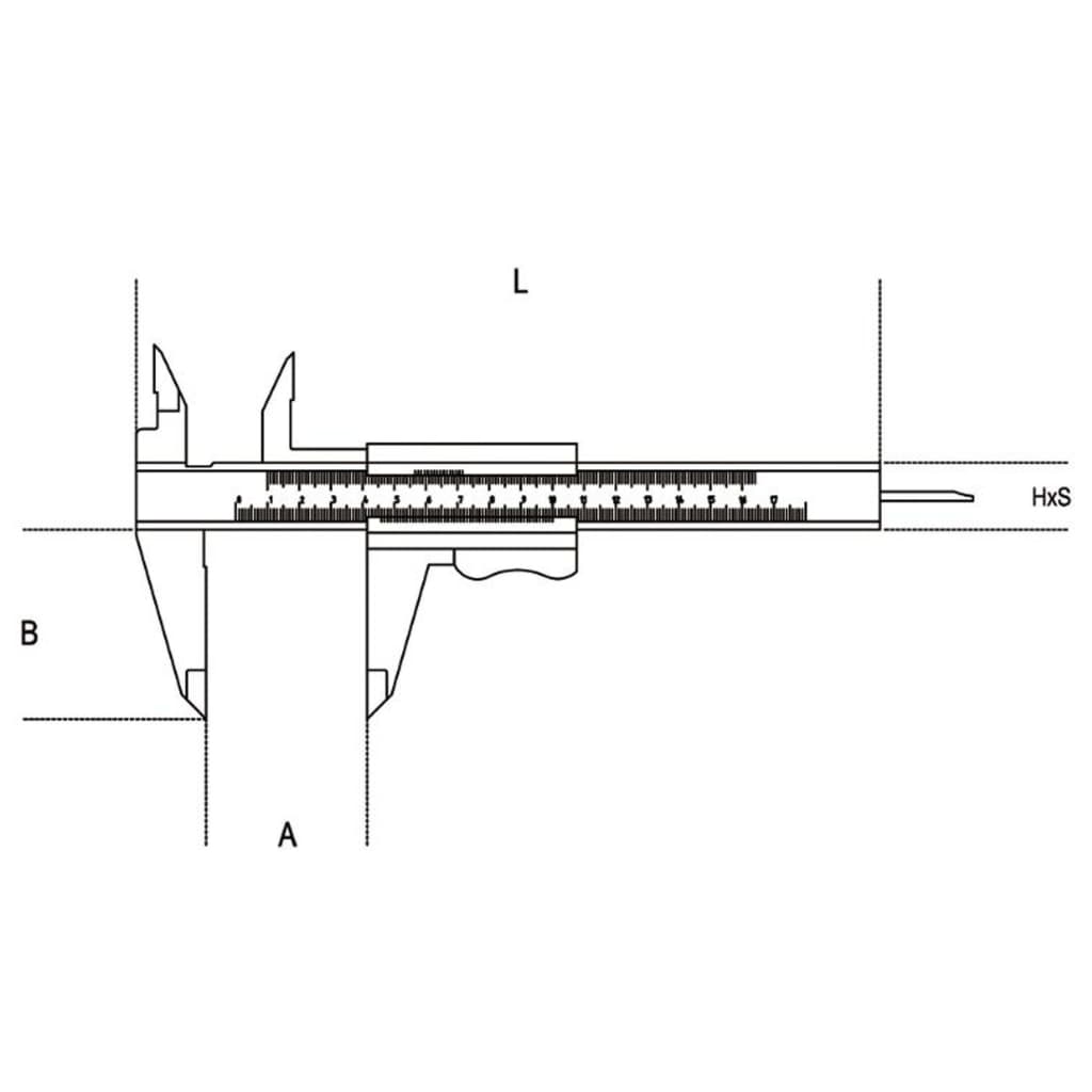 

Beta Tools Schuifmaat digitaal 1651DGT 150 roestvrij staal