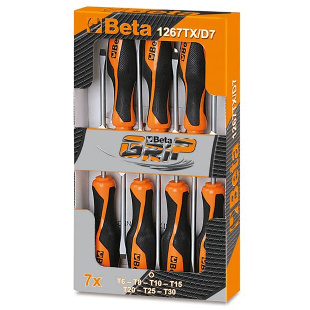 Beta Tools 7-delige schroevendraaier set 1267TX/D7 staal