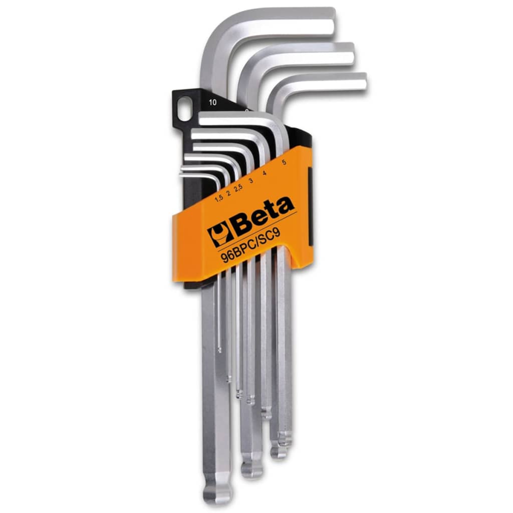 

Beta Tools Inbussleutel met kogelkop 96BPC/SC9 staal 000960354 9 st