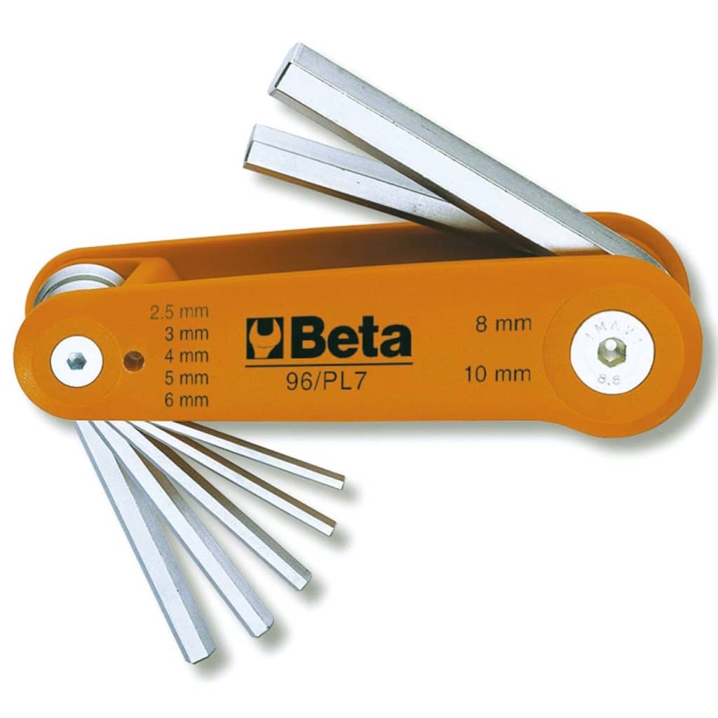 Beta Tools Zeskantsleutelset 96/BG7 verchroomd