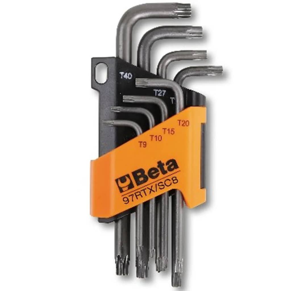 Beta Tools inbussleutel 8 st + torx profiel 97RTX/SC8 staal 000970263