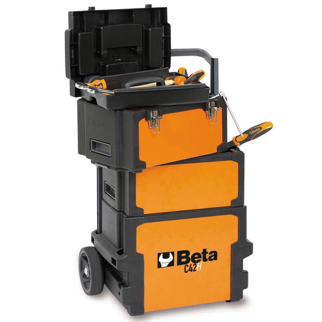VidaXL - Beta Tools Gereedschapswagen C42H oranje 042000002