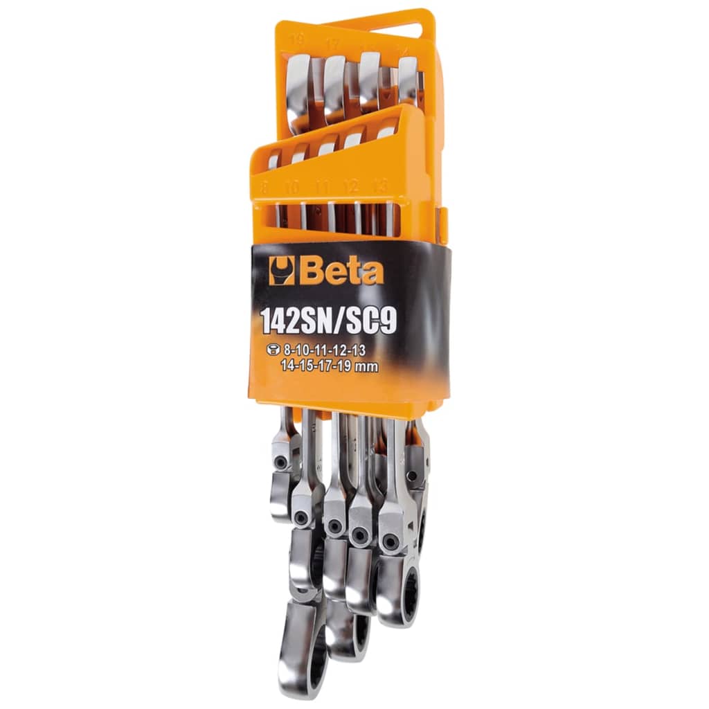 

Beta Tools ringratelsleutel 9 st 142SN/SC9 staal 001420259
