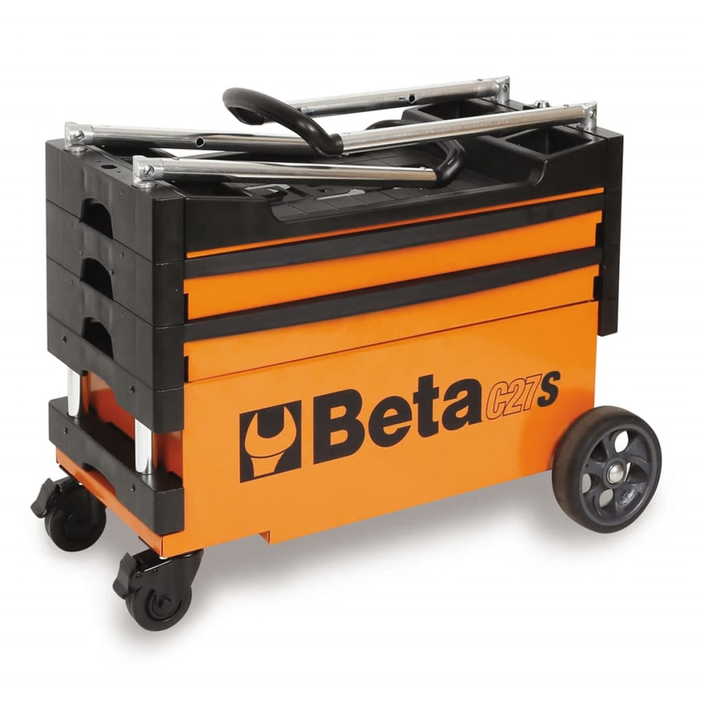 VidaXL - Beta Tools Inklapbare gereedschapswagen C27S-O oranje staal