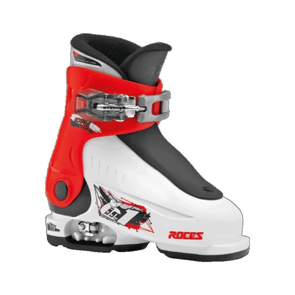 Roces skischoenen Idea Up junior wit/zwart/rood maat 25-29