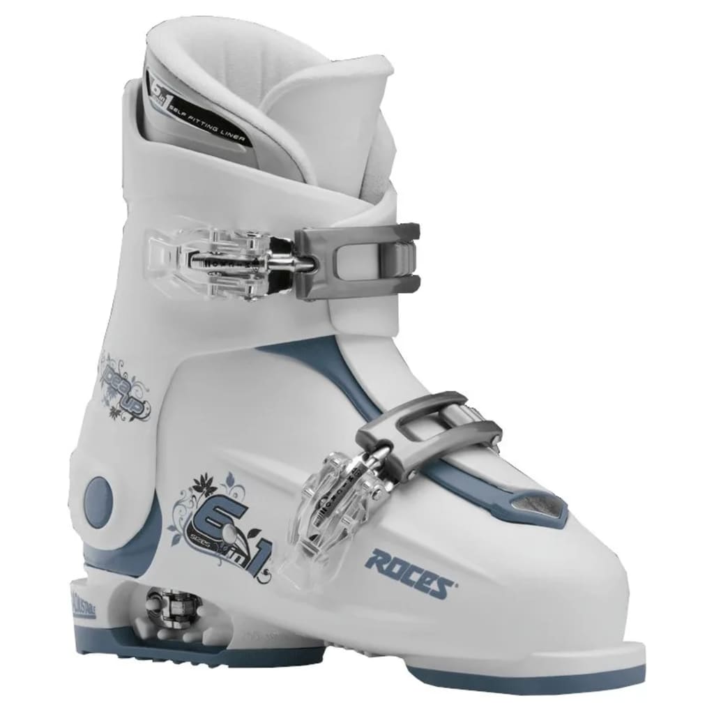 Roces skischoenen Idea Up junior wit/grijsblauw maat 30-35