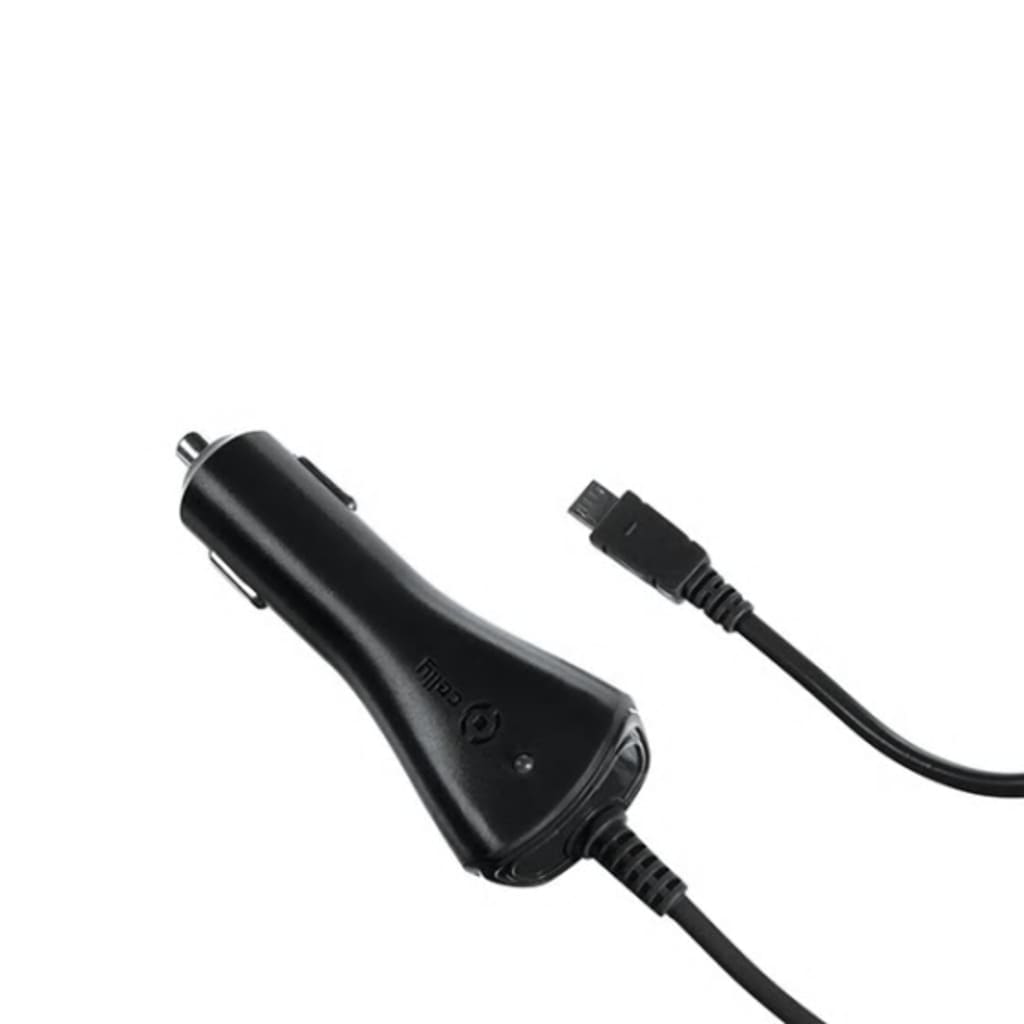 Celly autolader micro-USB 1 Ampere zwart