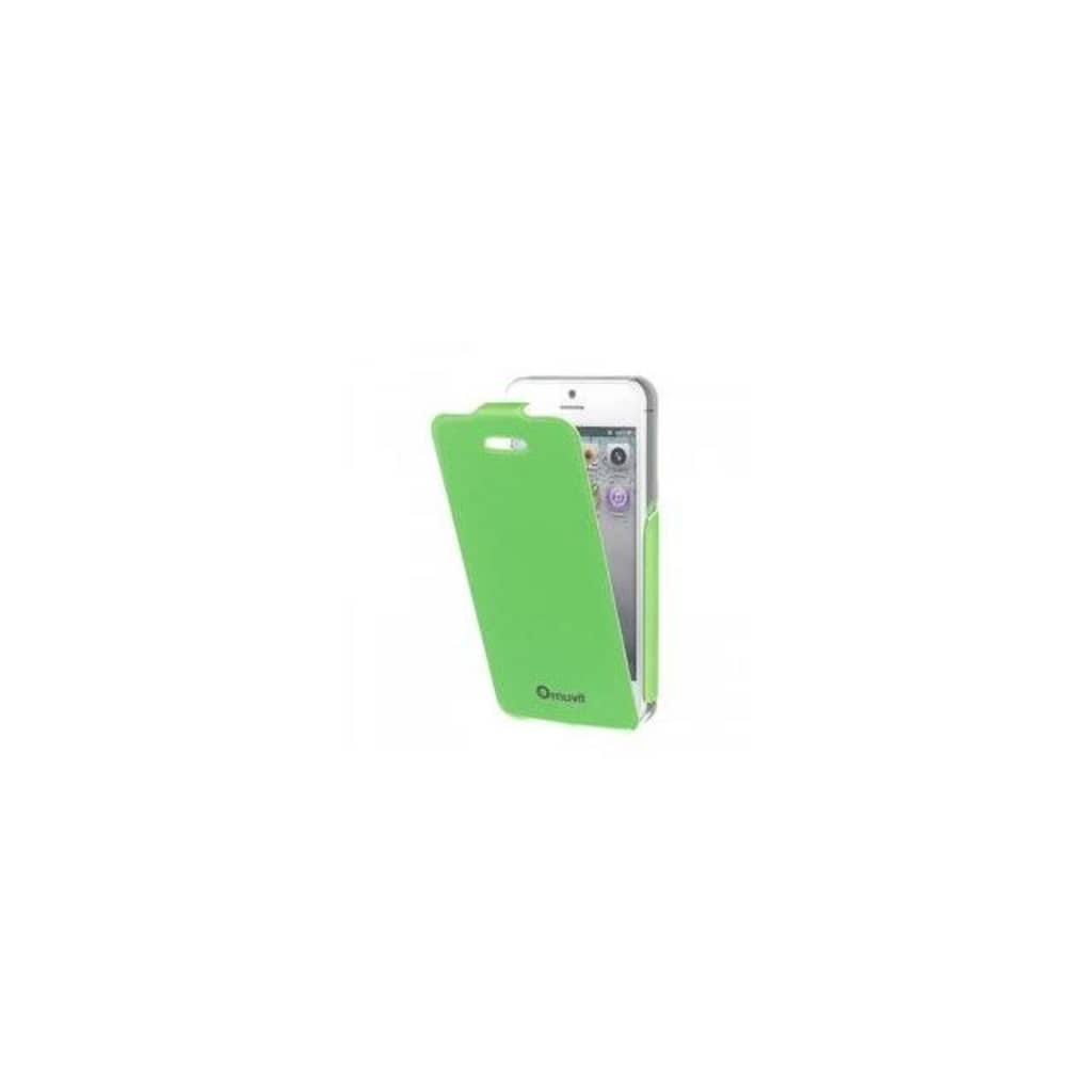 Muvit iFlip Case Fluosh Groen voor Apple iPhone 5/5S