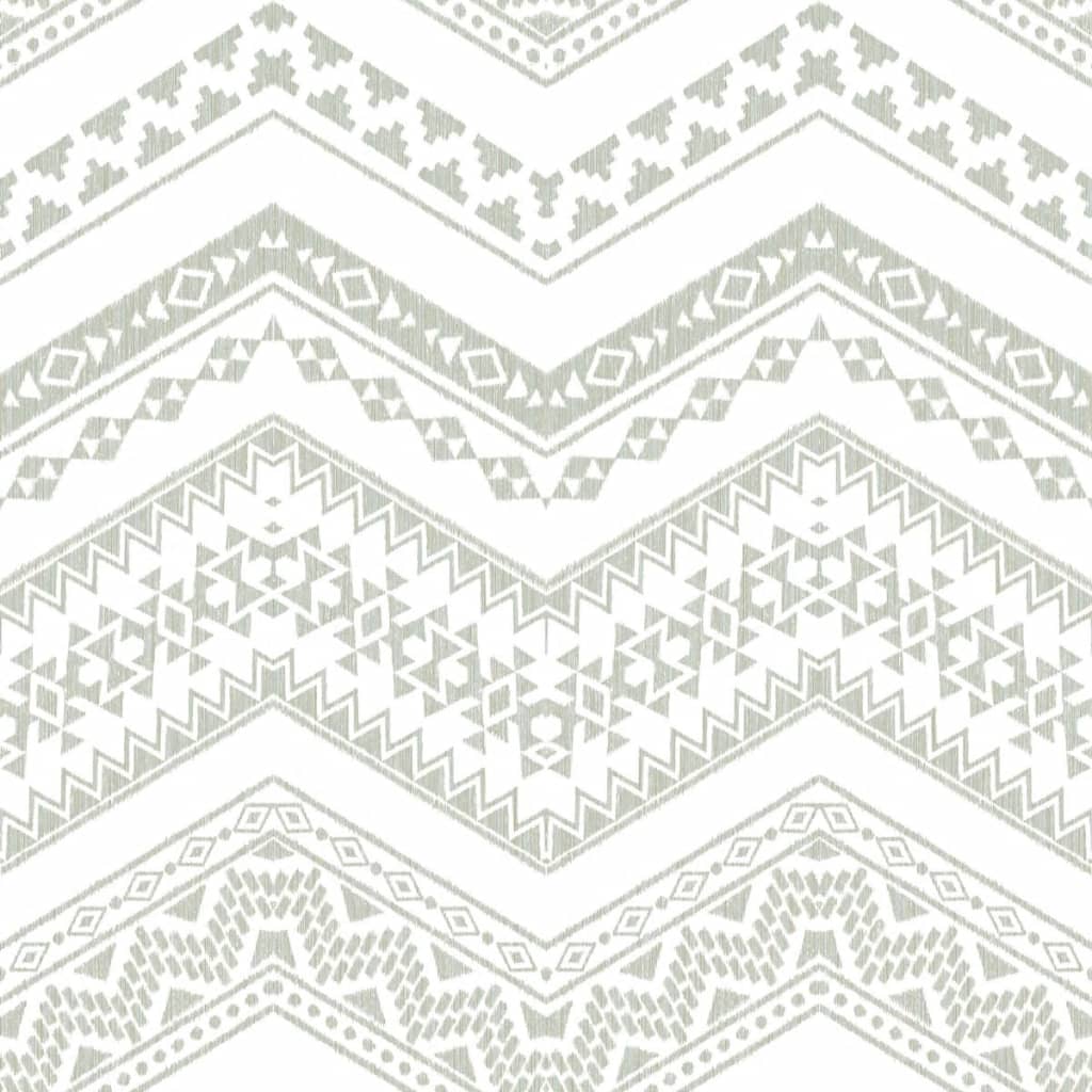 Noordwand Urban Friends & Coffee Papier peint Ethnique Blanc et vert