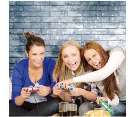 Noordwand Tapetai Urban Friends & Coffee Bricks, mėlyni ir balti