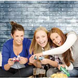 Noordwand Tapetai Urban Friends & Coffee Bricks, mėlyni ir balti