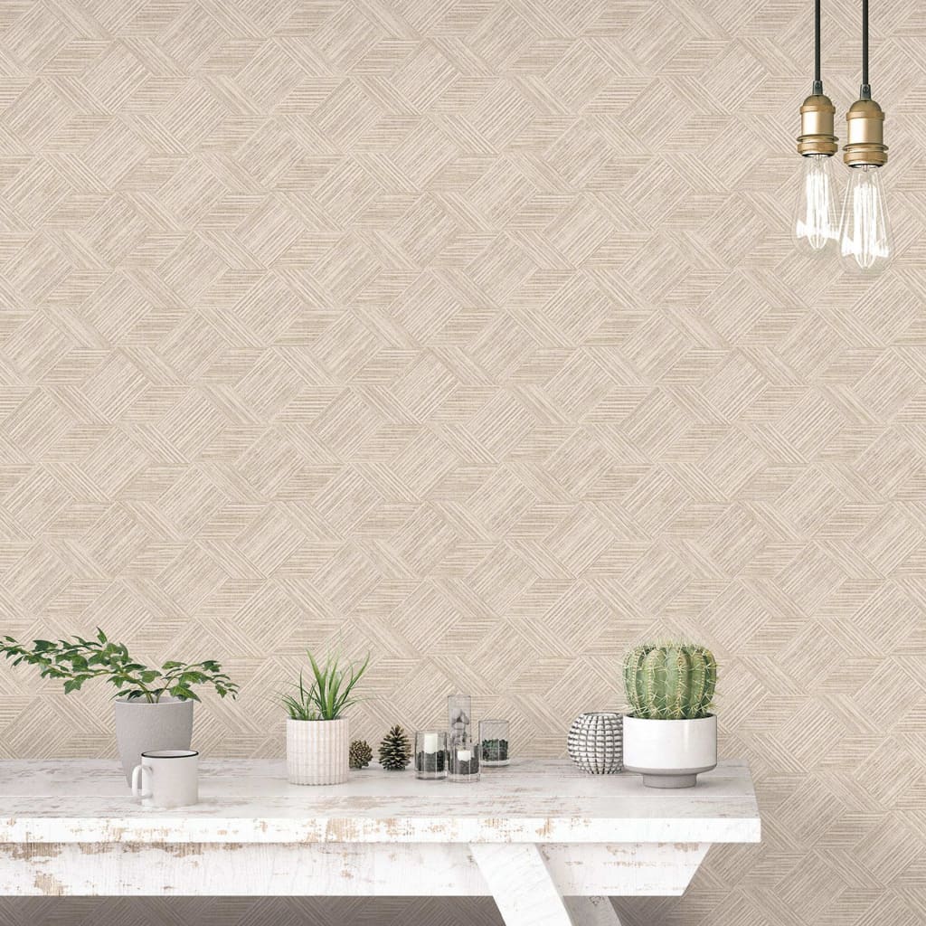 Noordwand Evergreen Tapete Wicker Natural Beige
