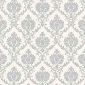 Topchic tapet Classic Ornaments lysegr&aring;