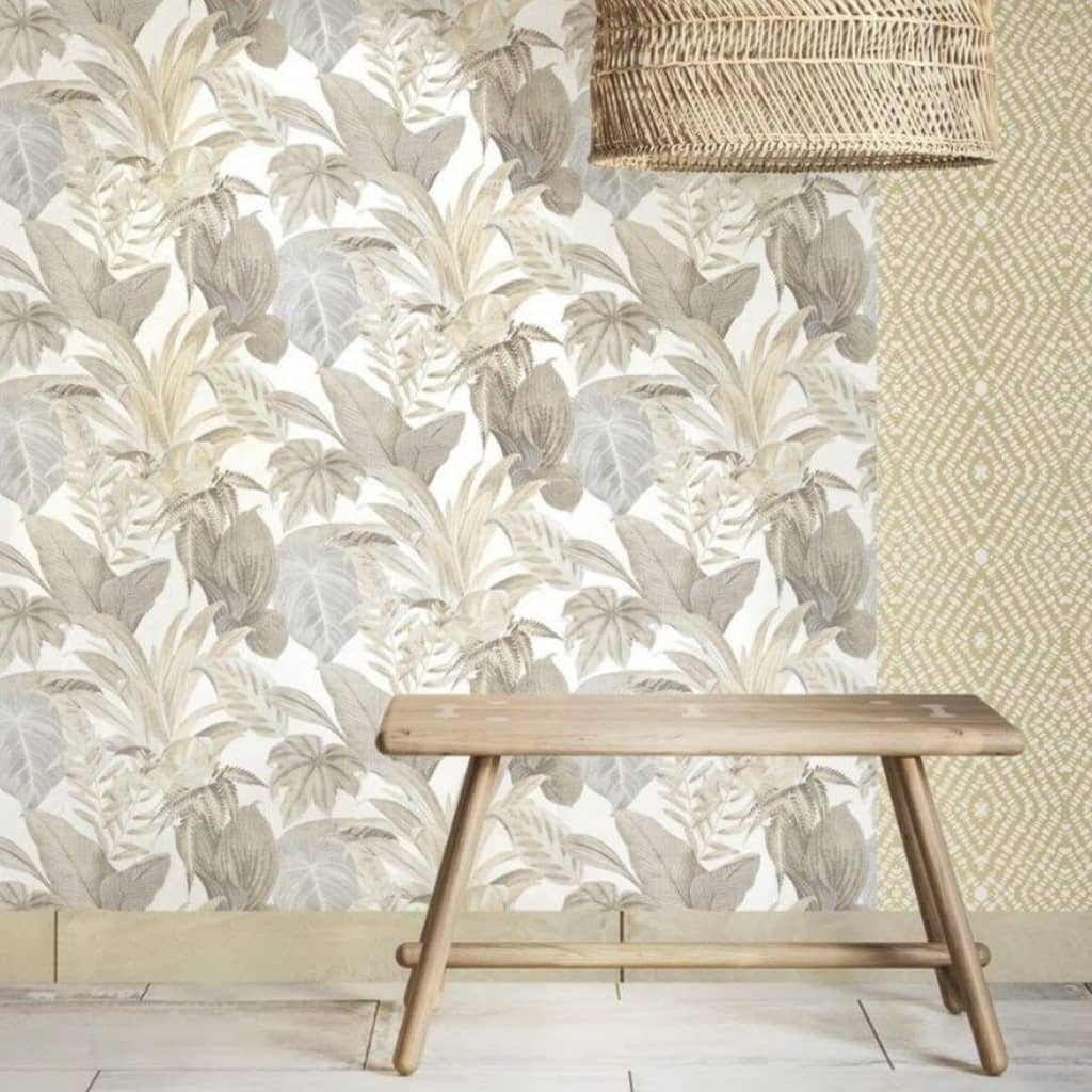 Noordwand Topchic Tapete Big Leaves Beige