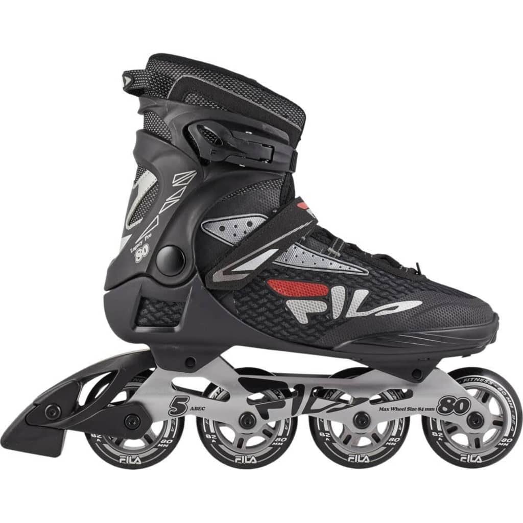 Afbeelding Fila inlineskates Legacy Pro 80 heren zwart/rood maat 42 door Vidaxl.nl