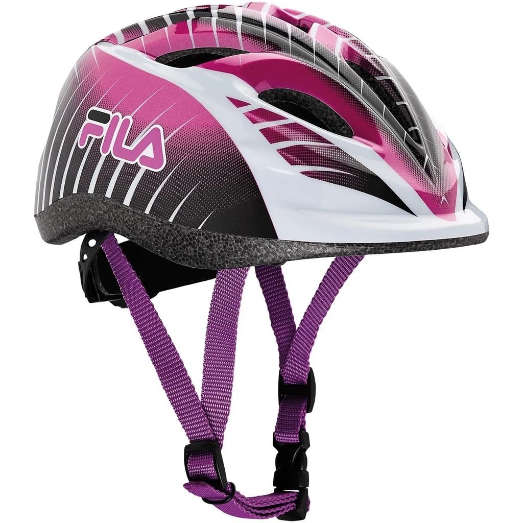 Fila fiets- skatehelm meisjes roze maat XS 47-51 cm