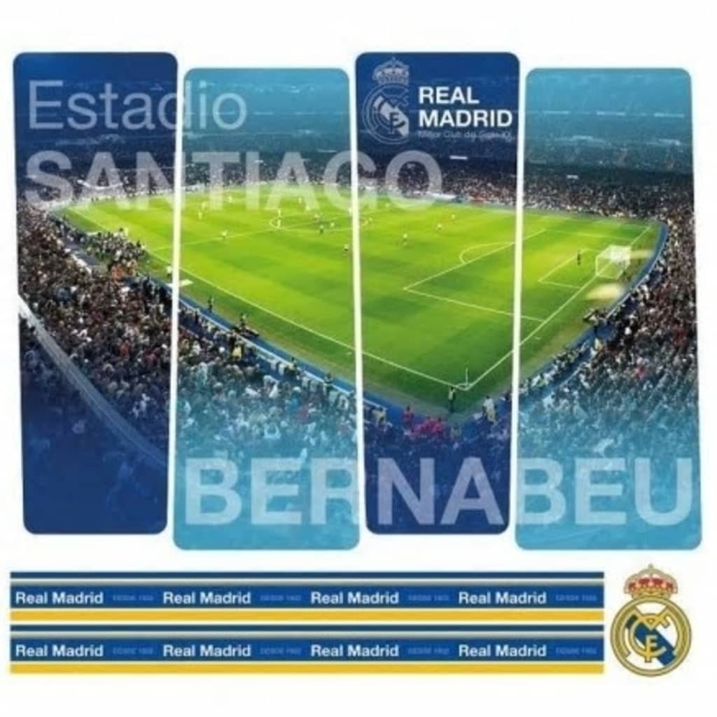 Real Madrid muursticker stadion 6 stuks