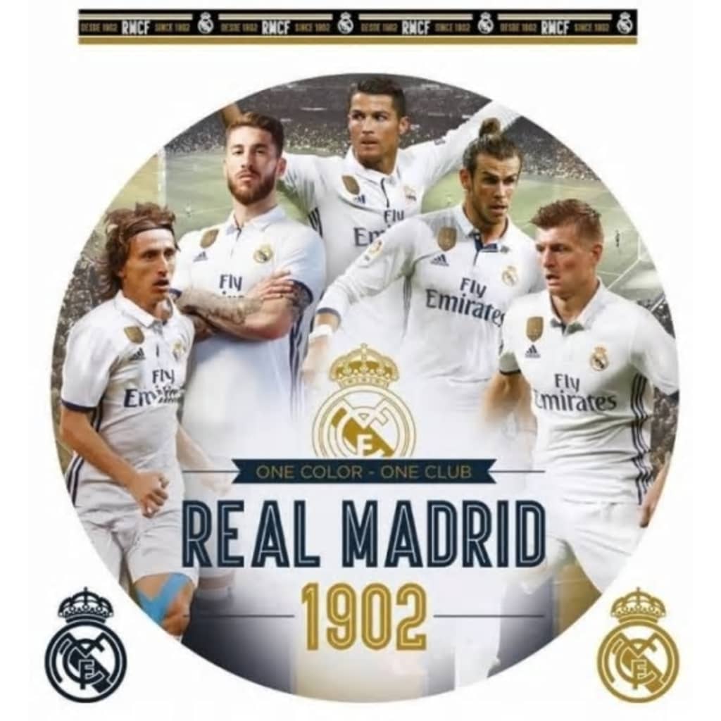 Real Madrid muursticker Golden Boys 2 stickervellen