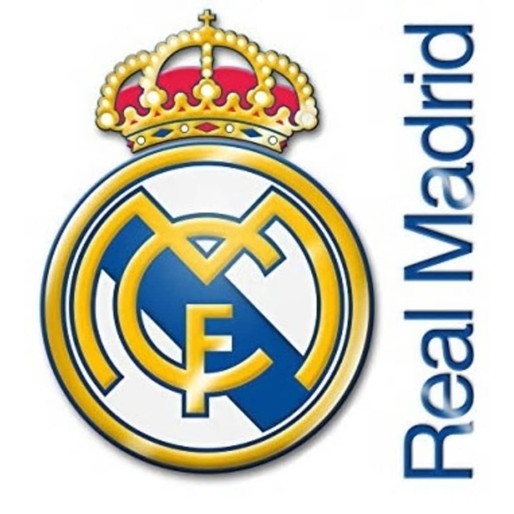 Afbeelding Real Madrid muursticker logo 2 stuks door Vidaxl.nl