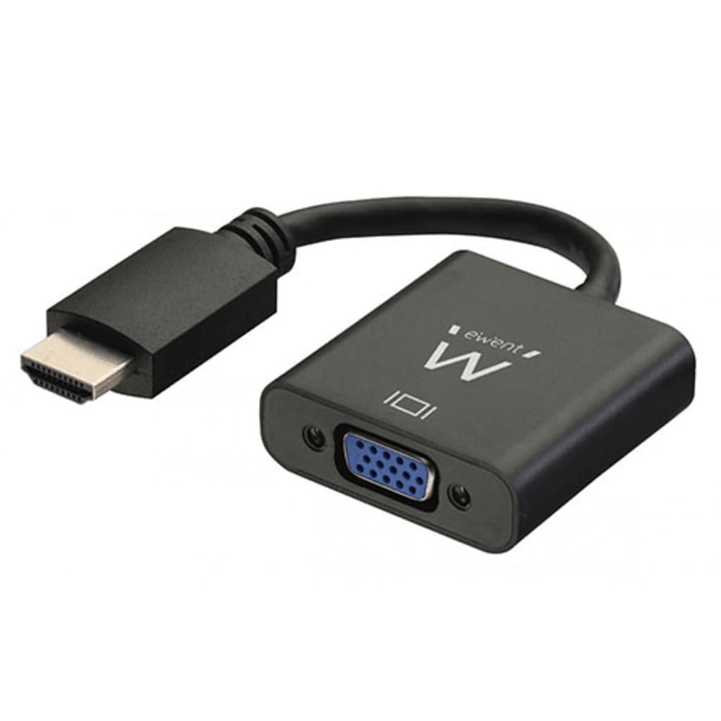 Ewent Adapter HDMI naar VGA met Audio AISCCI0306 EW9864 0,23 m Zwart