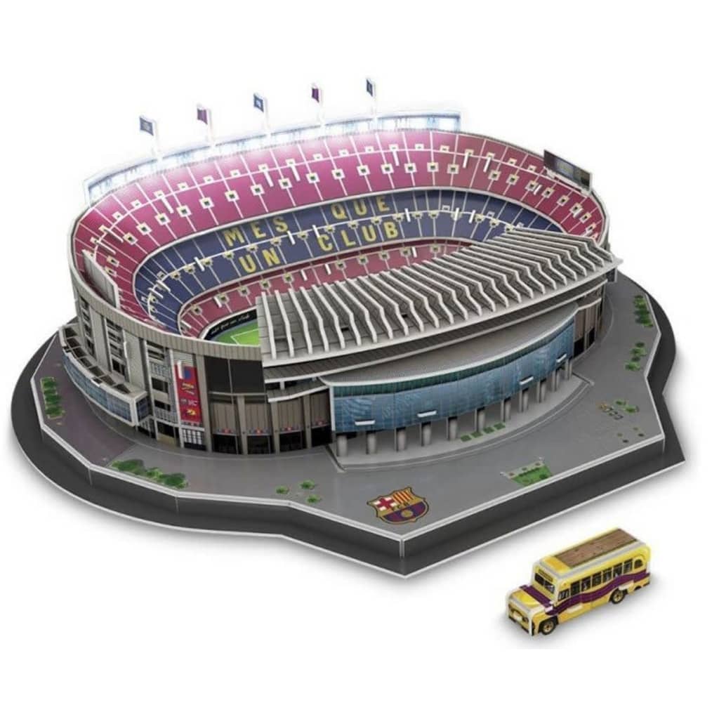 Nanostad 3D-puzzel Camp Nou-stadion led-verlichting 107 st