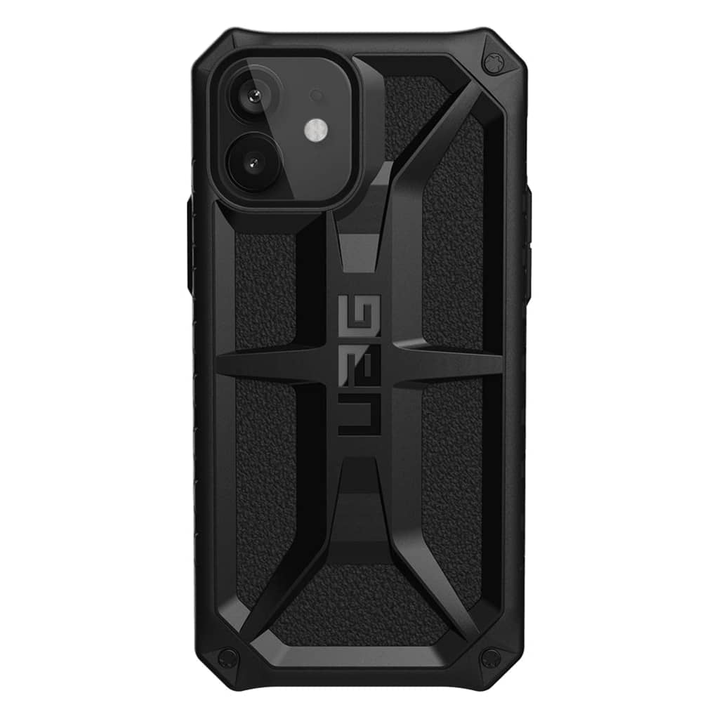 Urban Armor Gear UAG - iPhone 12 Hoesje - Back Case Monarch Black