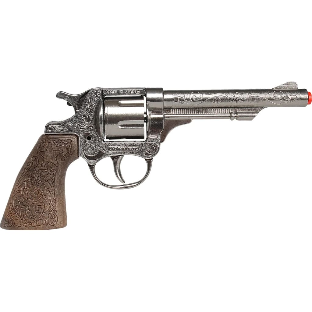 Afbeelding Gonher Speelgoed revolver cowboy 8 schots zilver door Vidaxl.nl