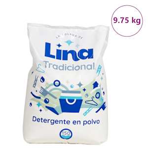 vidaXL pesupulber 150 pesukorrale 9,75kg valge