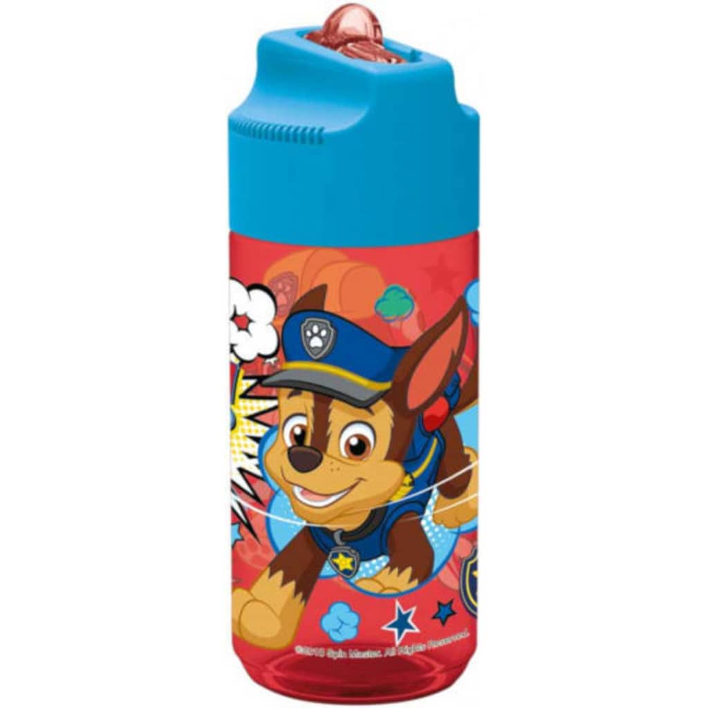 Nickelodeon drinkfles Paw Patrol 430 ml junior tritan rood/blauw
