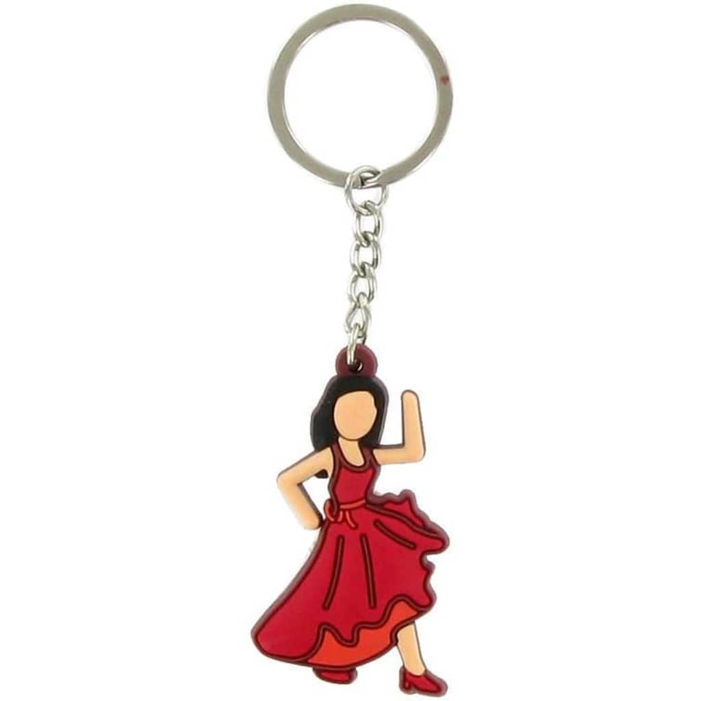 Alpexe Comansi sleutelhanger Flamenca 10 cm rood