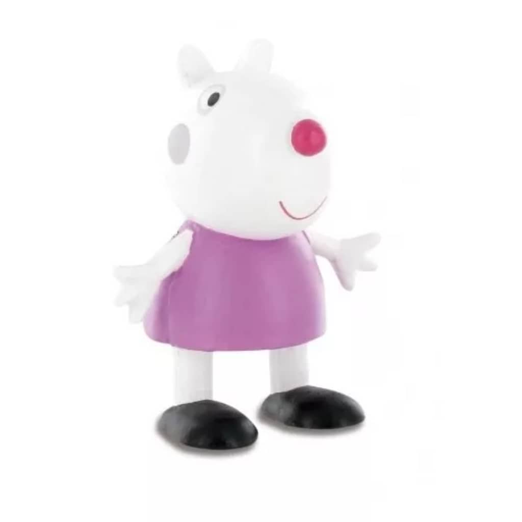 Alpexe Comansi speelfiguur Peppa Pig: Suzy Sheep 6 cm wit