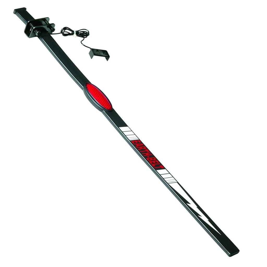 Afbeelding Race Sport anti-statische strip met reflector 52 cm rubber zwart door Vidaxl.nl