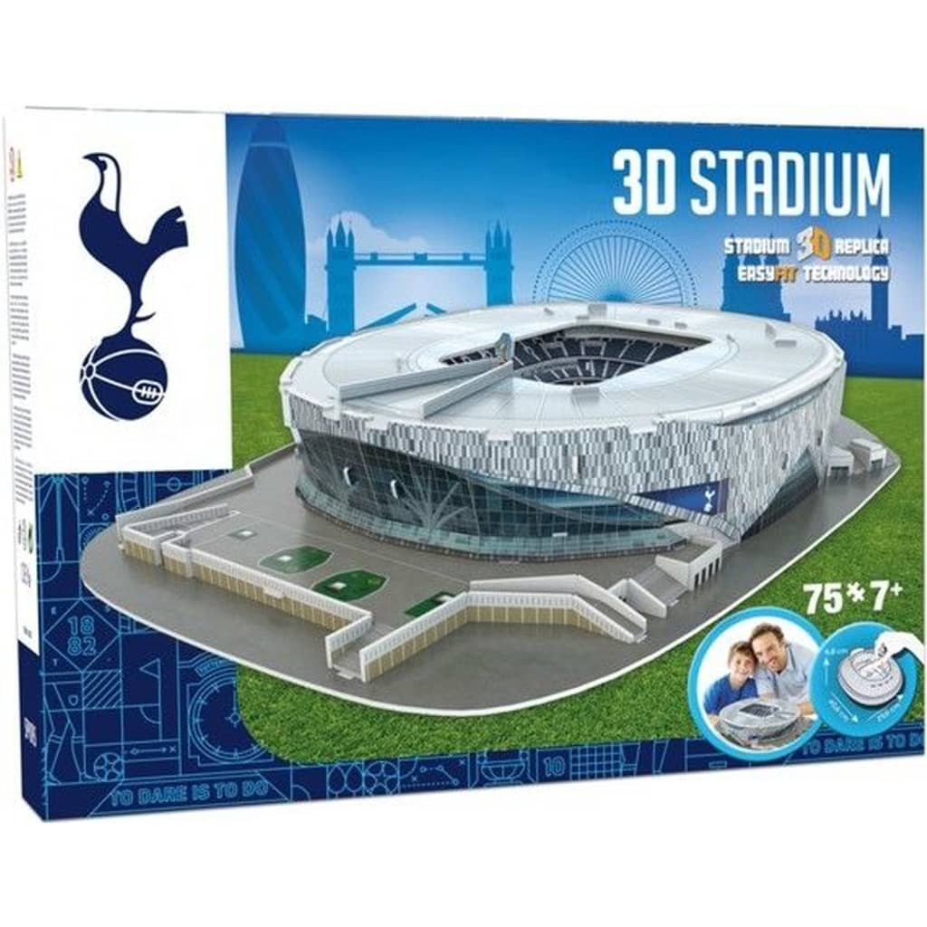 

Nanostad 75-delige 3D-puzzelset Tottenham Hotspur Stadium
