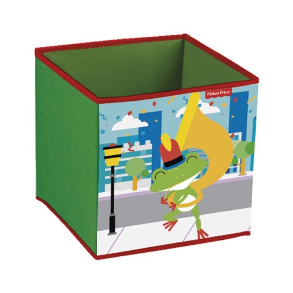 Afbeelding Fisher-Price opbergbox kikker 31 x 31 x 31 cm groen door Vidaxl.nl