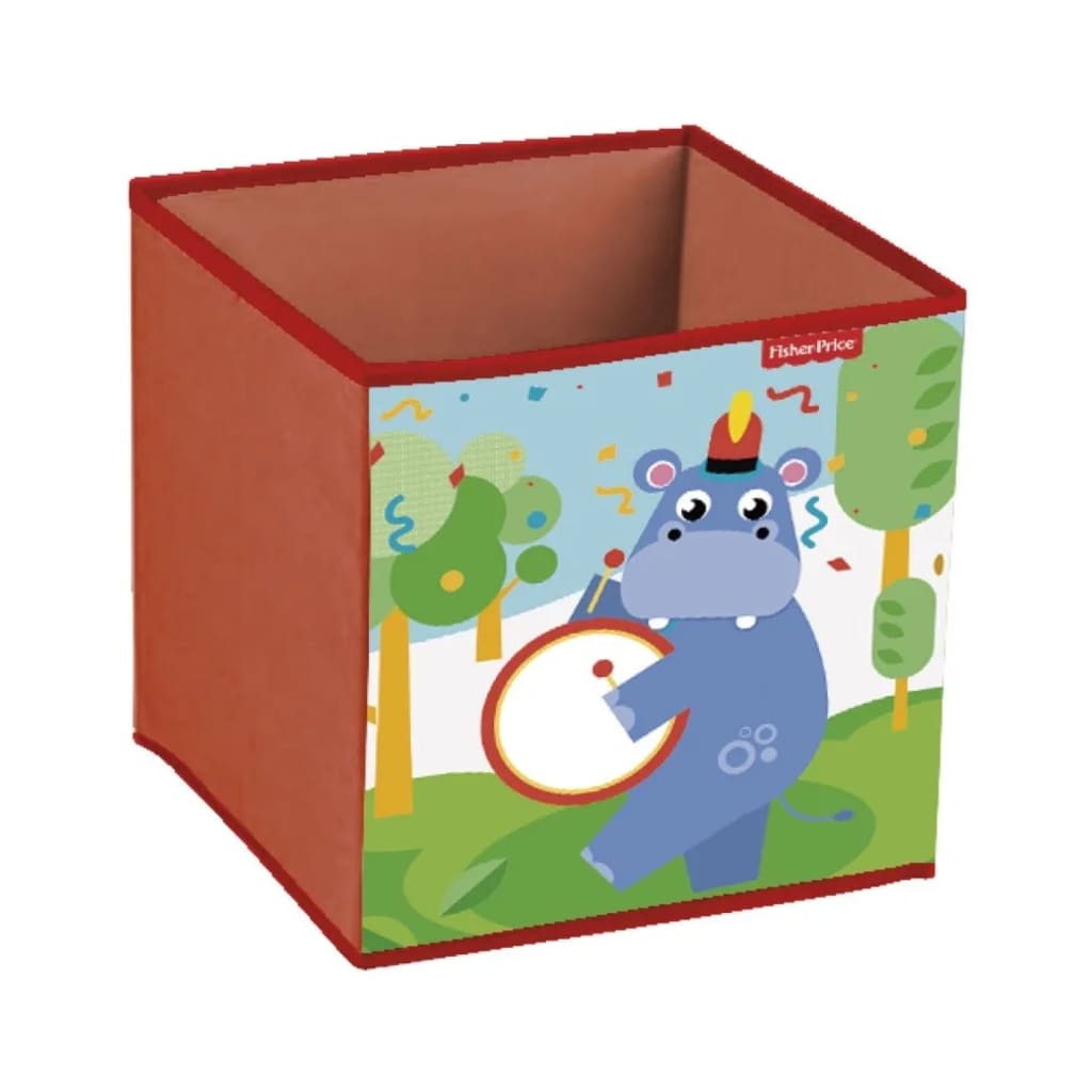 Afbeelding Fisher-Price opbergbox nijlpaard 31 x 31 x 31 cm rood door Vidaxl.nl