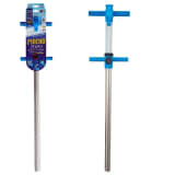 VDM parasolsteel Pincho 79 cm zilver/blauw