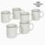 Set Of Jugs China Crockery Wit Blauw 6 Pcs Kitchens Deco Collect huismerk kopen in de aanbieding