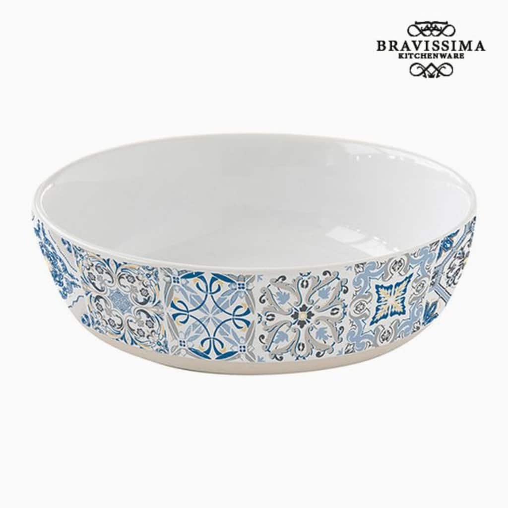 Onbekend Diep Bord Porselein Blauw By Bravissima Kitchen huismerk kopen in de aanbieding