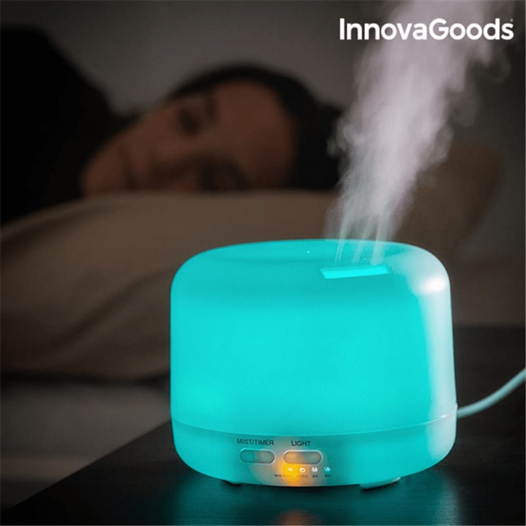 Onbekend InnovaGoods Veelkleurige Luchtbevochtiger met Aromatherapie